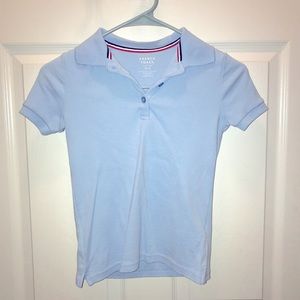 Girls light blue polo size 7/8